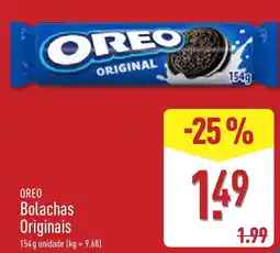 ALDI Oreo bolachas originais promoção