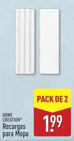 ALDI Home creation recargas para mopa promoção