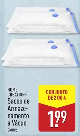 ALDI Home creation sacos de armazenamento a vácuo promoção