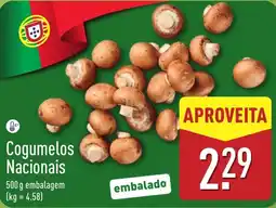 ALDI Cogumelos Nacionais promoção