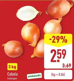 ALDI Cebola promoção