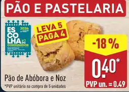 ALDI Pão de Abóbora e Noz promoção