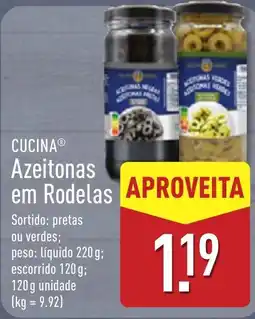 ALDI Cucina azeitonas em rodelas promoção