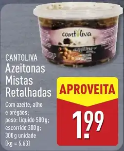 ALDI Cantoliva azeitonas mistas retalhadas promoção