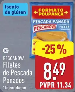 ALDI Pescanova filetes de pescada panados promoção