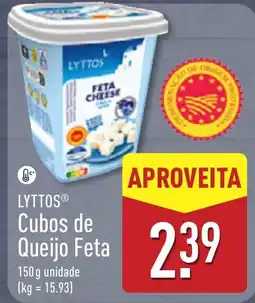 ALDI Lyttos cubos de queijo feta promoção