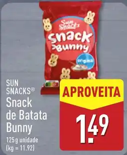 ALDI Sun Snacks Snack de Batata Bunny promoção