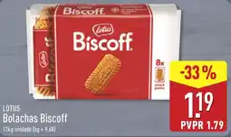 ALDI Lotus Bolachas Biscoff promoção