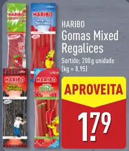 ALDI haribo gomas mixed regalices promoção