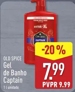 ALDI old spice gel de banho captain promoção