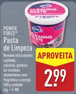 ALDI Power force pasta de limpeza promoção