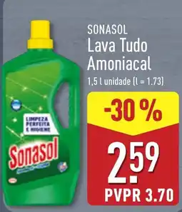 ALDI sonasol lave tudo amoniacal promoção