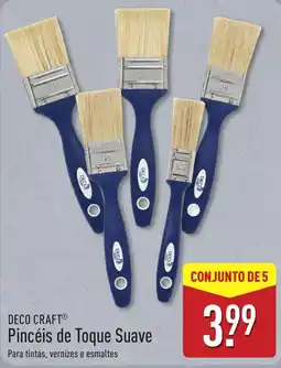 ALDI Deco craft pincéis de toque suave promoção