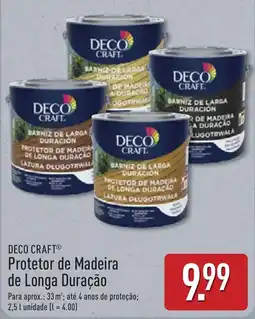 ALDI Deco craft protetor de madeira de longa duração promoção