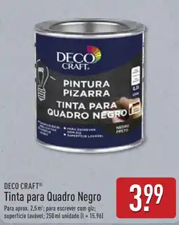 ALDI Deco craft tinta para quadro negro promoção
