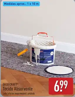 ALDI Deco craft tecido absorvente promoção