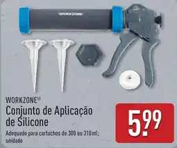 ALDI Workzone conjunto de aplicação de silicone promoção