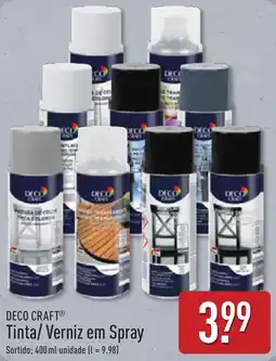 ALDI Deco Craft Tinta/Verniz em Spray promoção