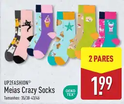ALDI Meias Crazy Socks promoção