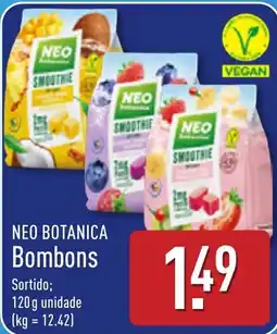ALDI neo botanica bombons promoção