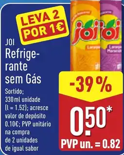 ALDI Joi refrigerante sem gás promoção