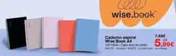 Staples Caderno espiral wise.book A4 promoção