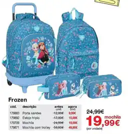 Staples Frozen mochila promoção