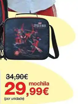 Staples mochila spider-man promoção