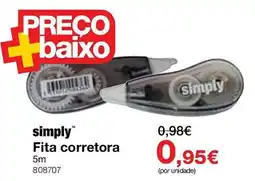 Staples simply fita corretora promoção