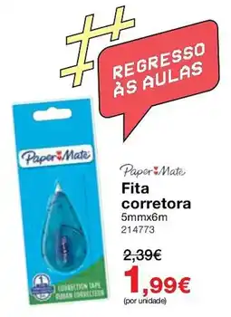 Staples Paper Mate fita corretora promoção