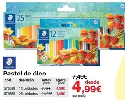 Staples Pastel de óleo promoção