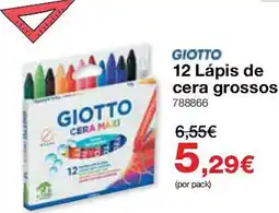 Staples Giotto cera maxi promoção
