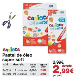 Staples Carioca pastel de óleo super soft promoção