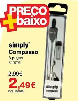 Staples simply compasso promoção