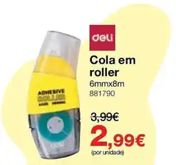 Staples deli cola em roller promoção