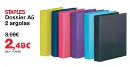 Staples Staples Dossier A5 promoção