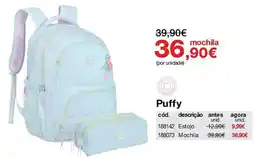 Staples Puffy Mochila promoção