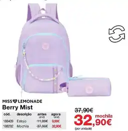 Staples miss lemonade berry mist promoção