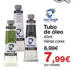 Staples Tubo de óleo van Gogh promoção