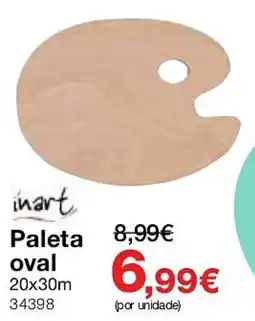 Staples Paleta oval inart promoção