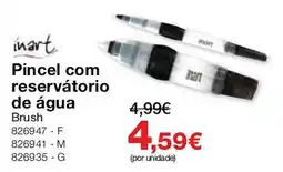 Staples inart pincel com reservatório de água brush promoção