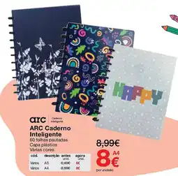 Staples arc caderno inteligente promoção