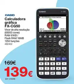 Staples Calculadora gráfica Casio FX-CG50 promoção