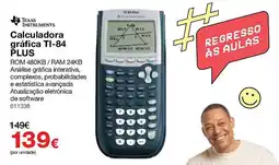 Staples Calculadora gráfica TI-84 Plus promoção