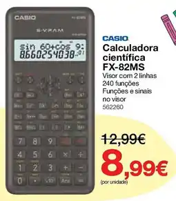 Staples Calculadora científica Casio FX-82MS promoção