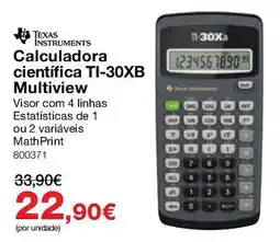 Staples Texas instruments calculadora científica ti-30xb multiview promoção