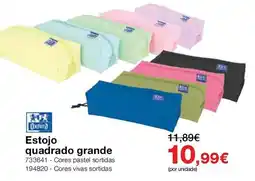 Staples Estojo quadrado grande oxford promoção
