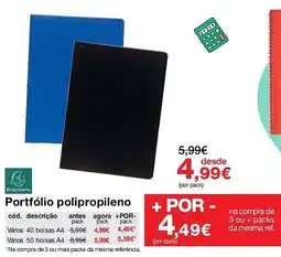 Staples Portfólio polipropileno promoção