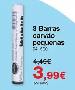 Staples 3 barras carvão pequenas promoção