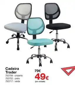 Staples Cadeira Trader promoção